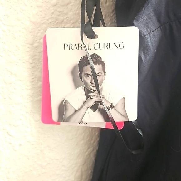 Prabal Gurung Women's Black Tiered Maxi Dress Size 18 W Pockets - Picture 4 of 9